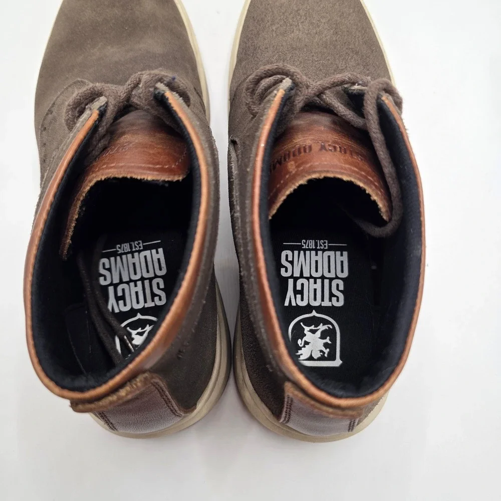 Stacy Adams Chukka Boots Mens Brown Suede Leather Hybrid Sneaker 7M‎ Casual
